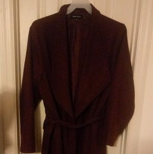 Plus Size Cranberry Coat